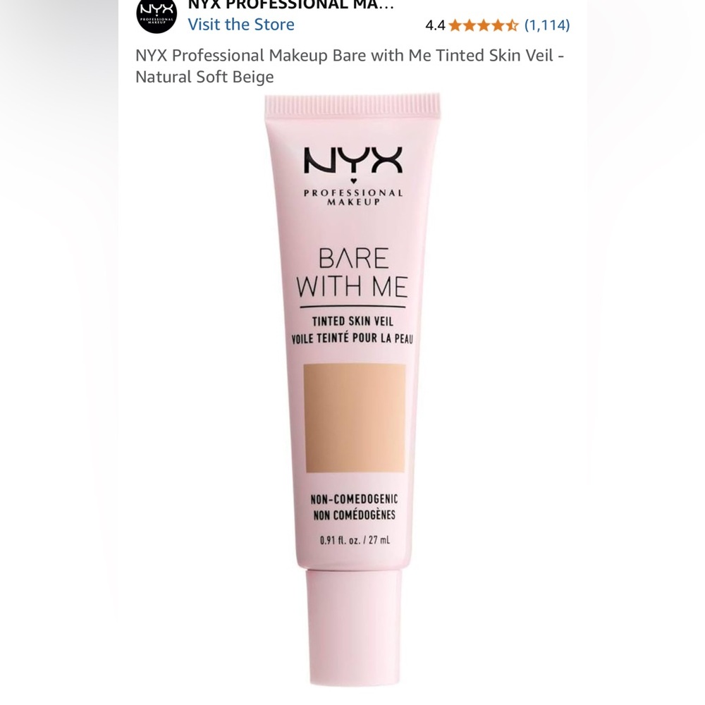 NYX no makeup makeup - Tinted Skin Veil in Natural Soft Beige